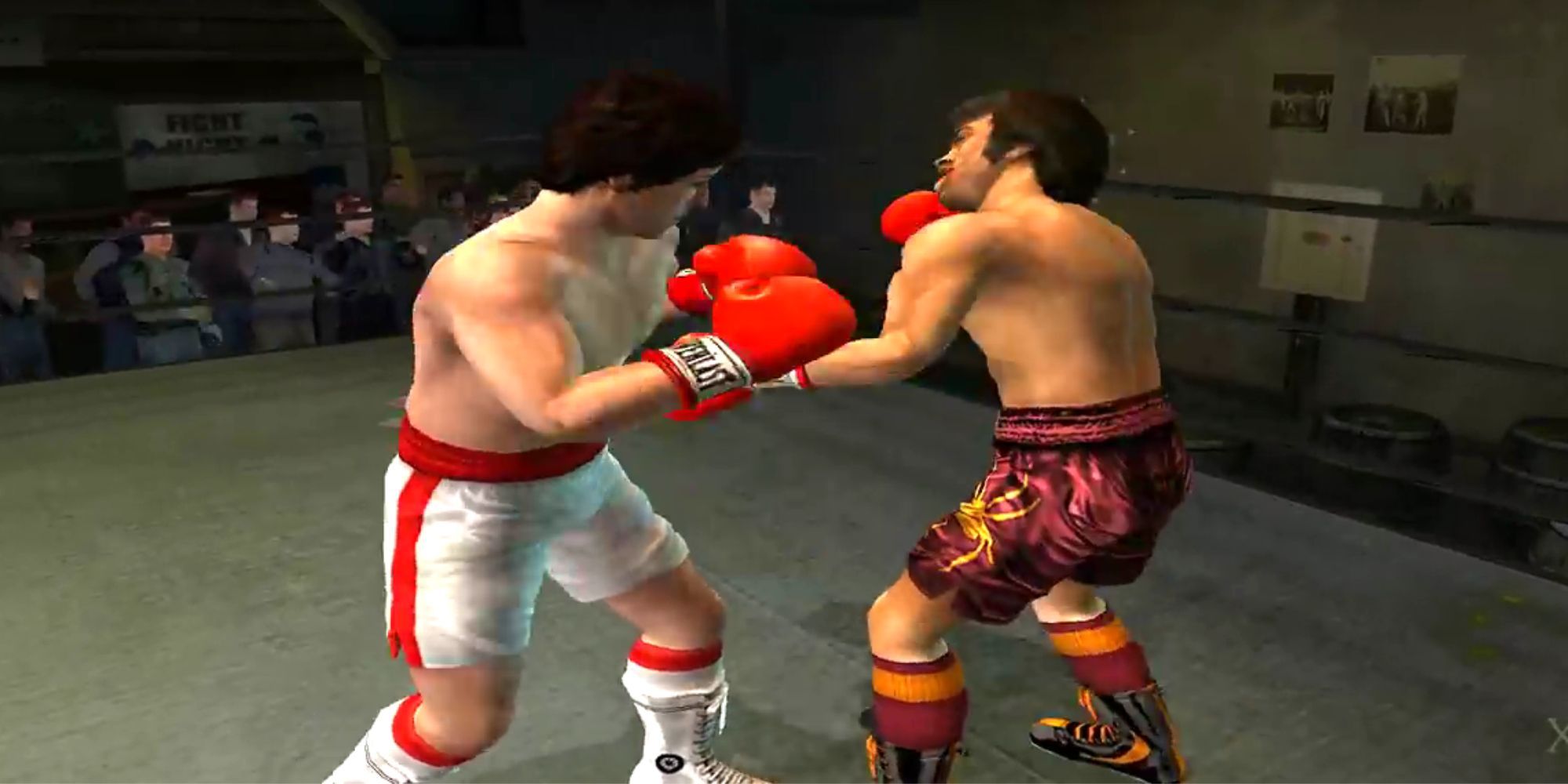 Rocky fights Rico in the ring from the 2002 game.