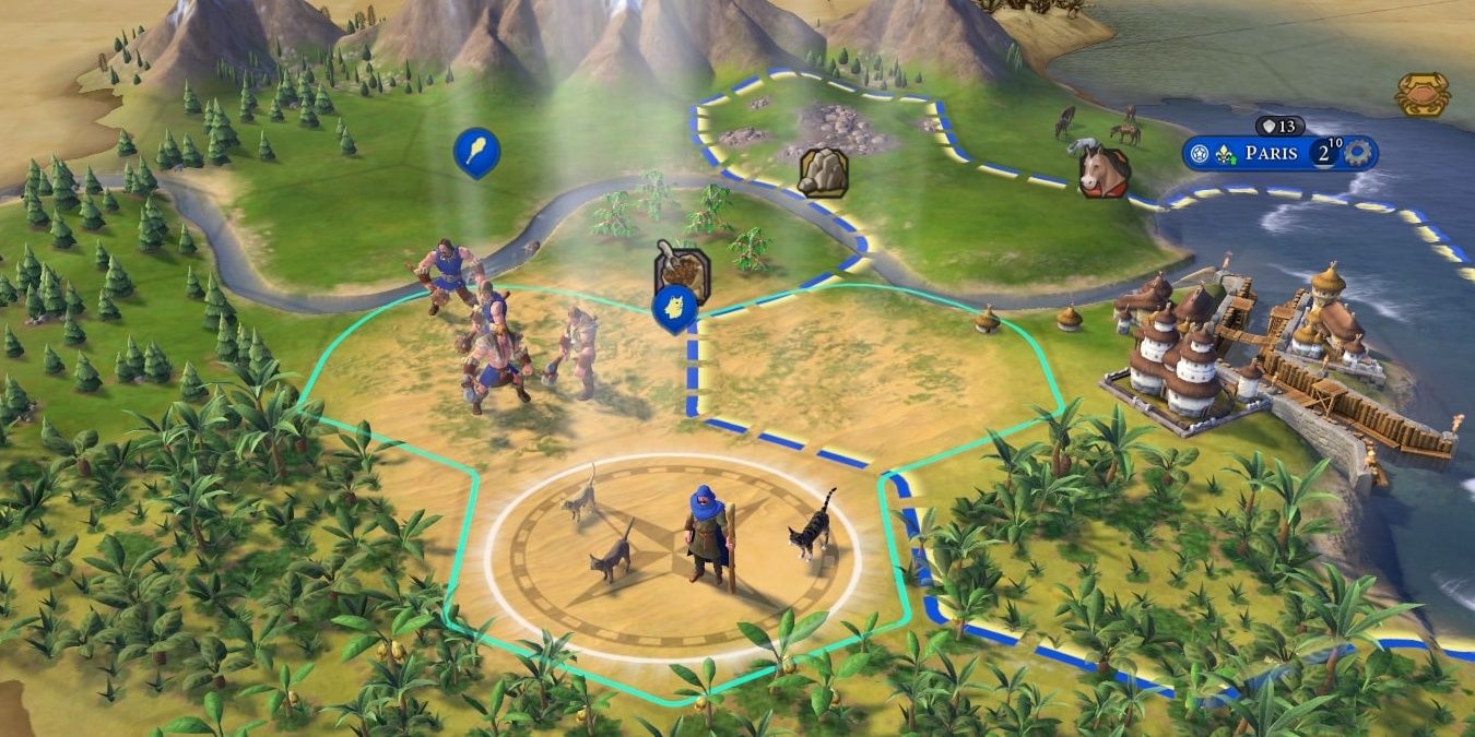 exploring map as scouts in civilization 6