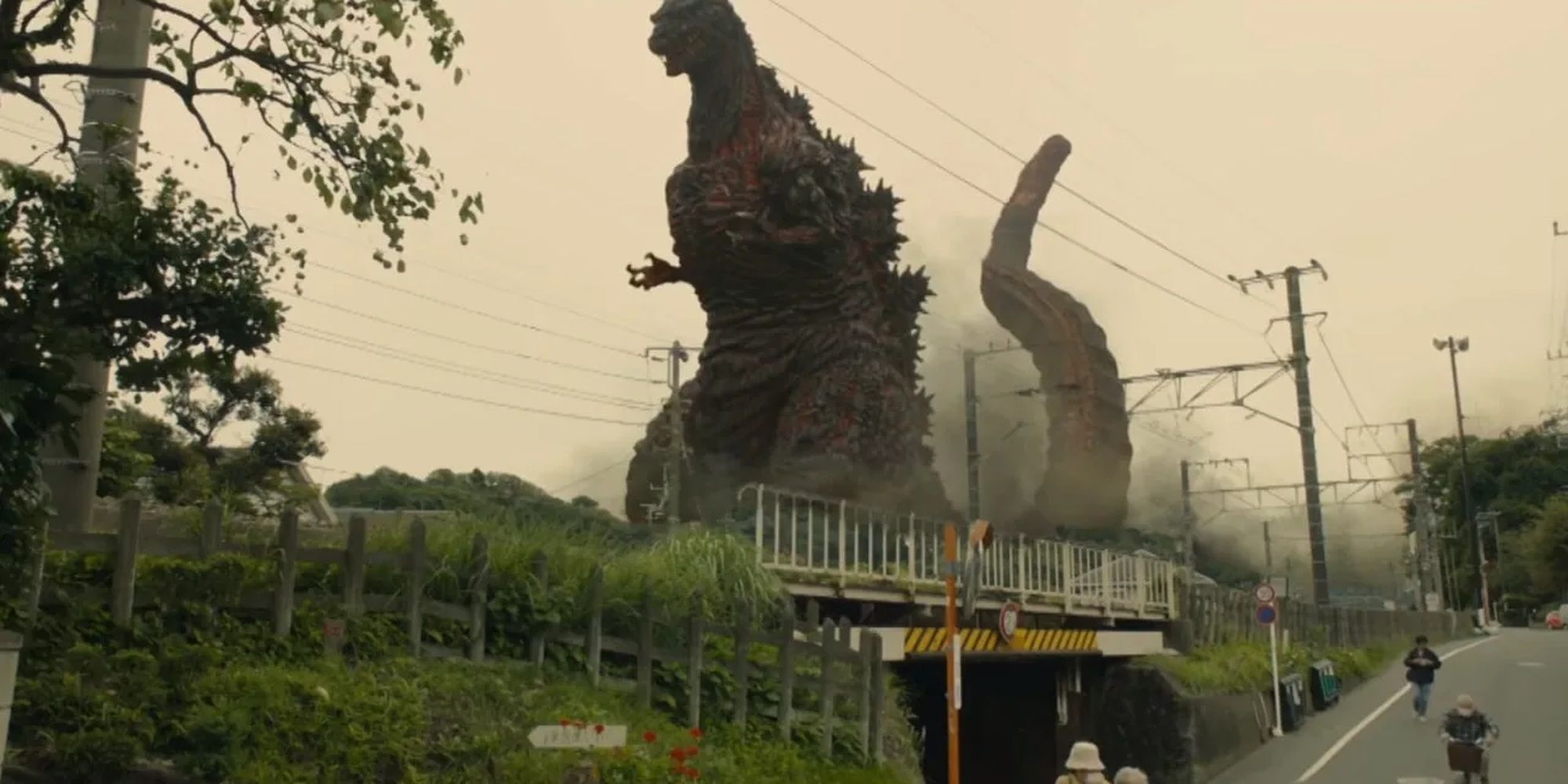 Shin Godzilla: Godzilla Destroying A Japanese Suburb