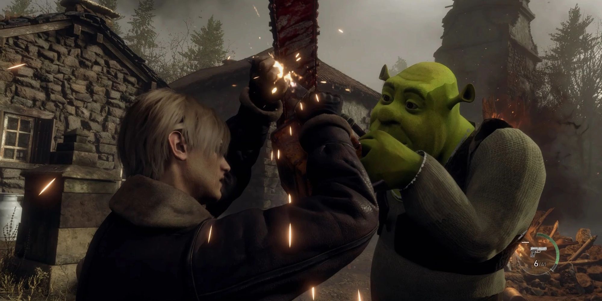 Shrek Resident Evil 4 Mod