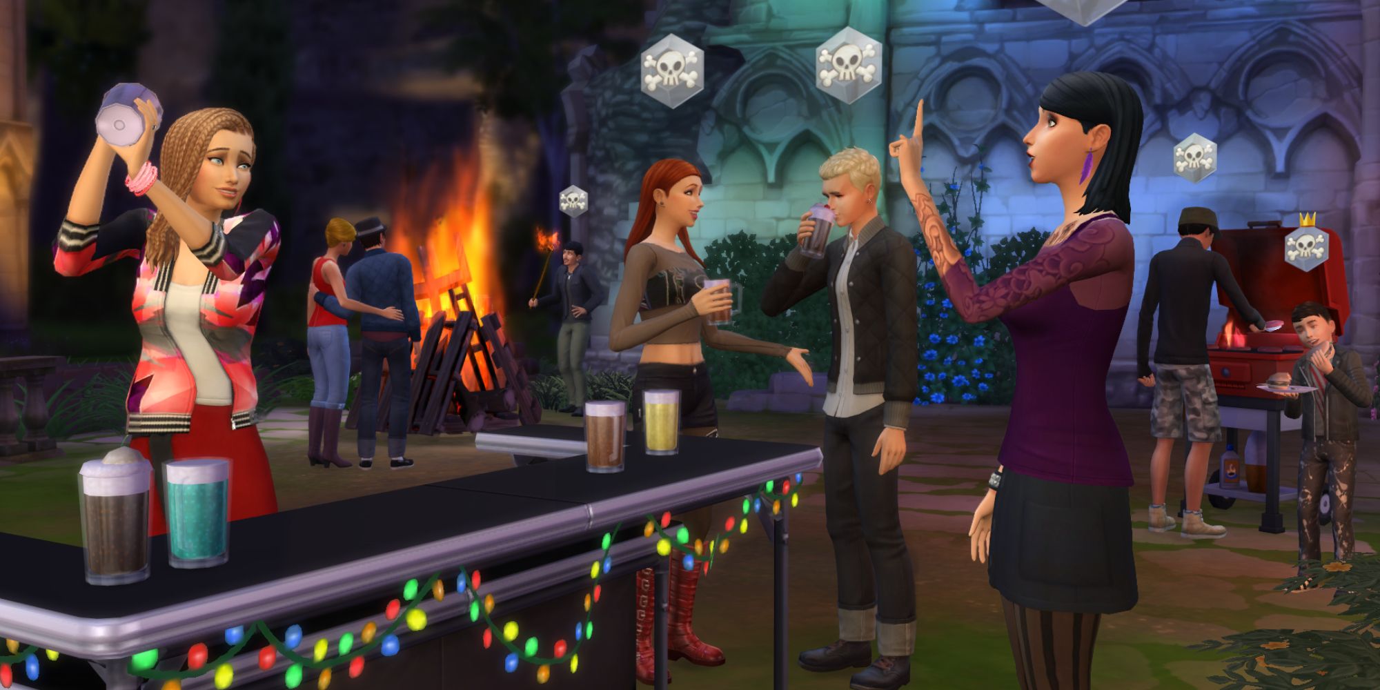 Sims 4 get together outdoor gathering