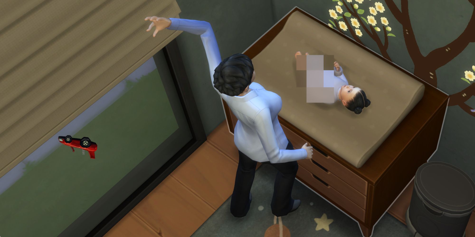 Sims 4 Growing Together Weird Diaper Changing