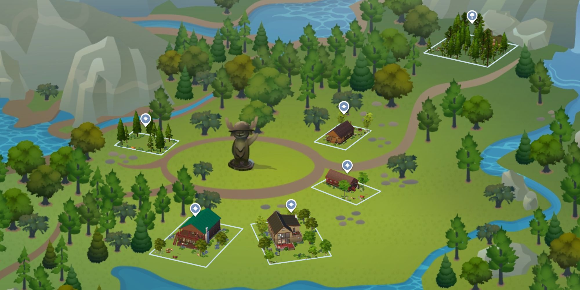 Sims 4 World Map Granite Falls
