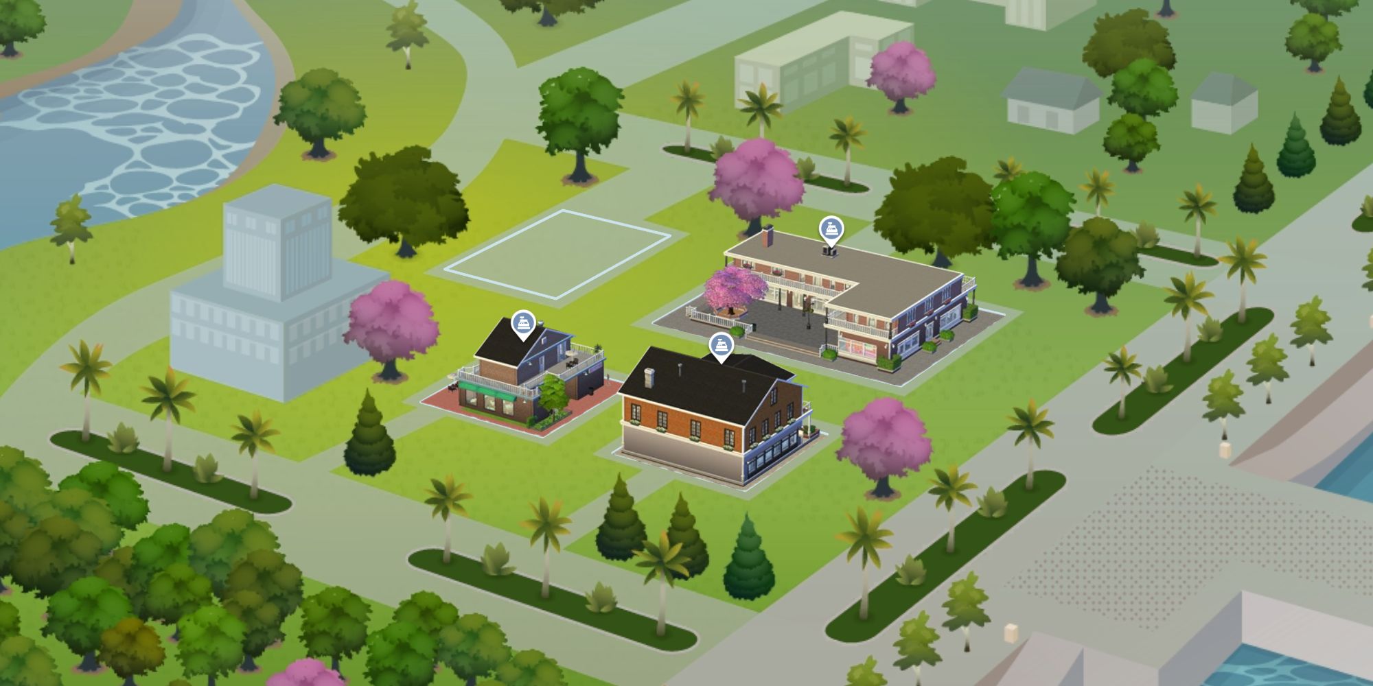 Sims 4 World Map Magnolia Promenade