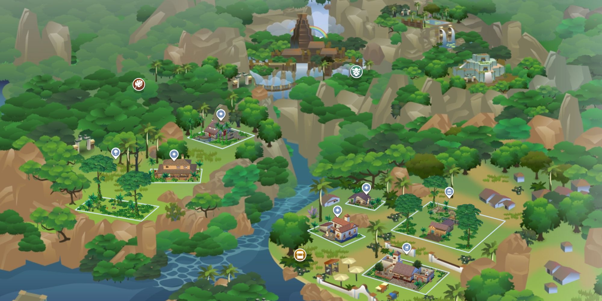 Sims 4 World Map Selvadorada