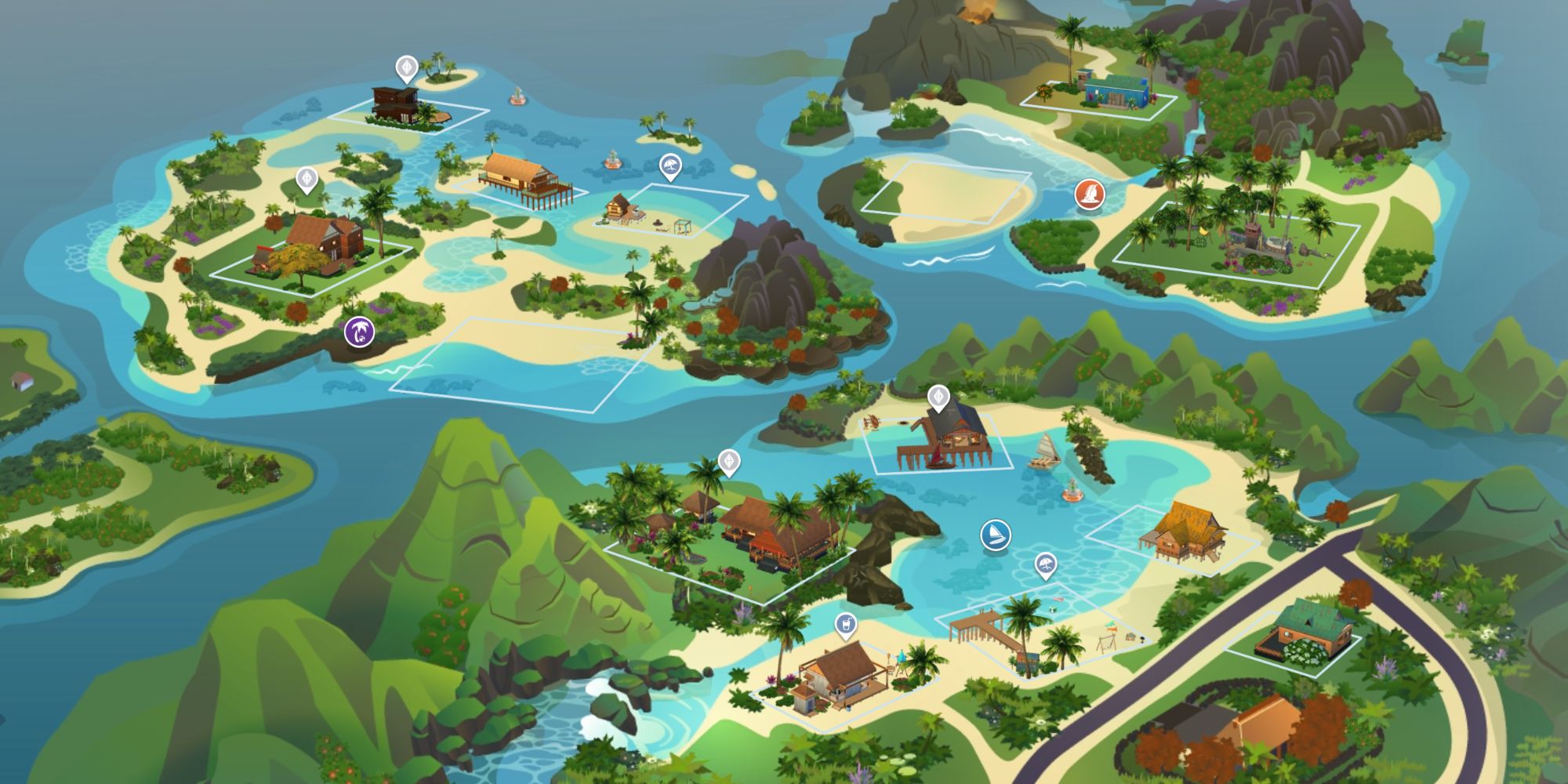 Sims 4 World Map Sulani
