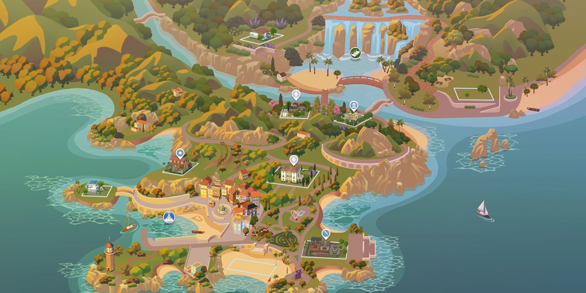 Sims 4 World Map Tartosa