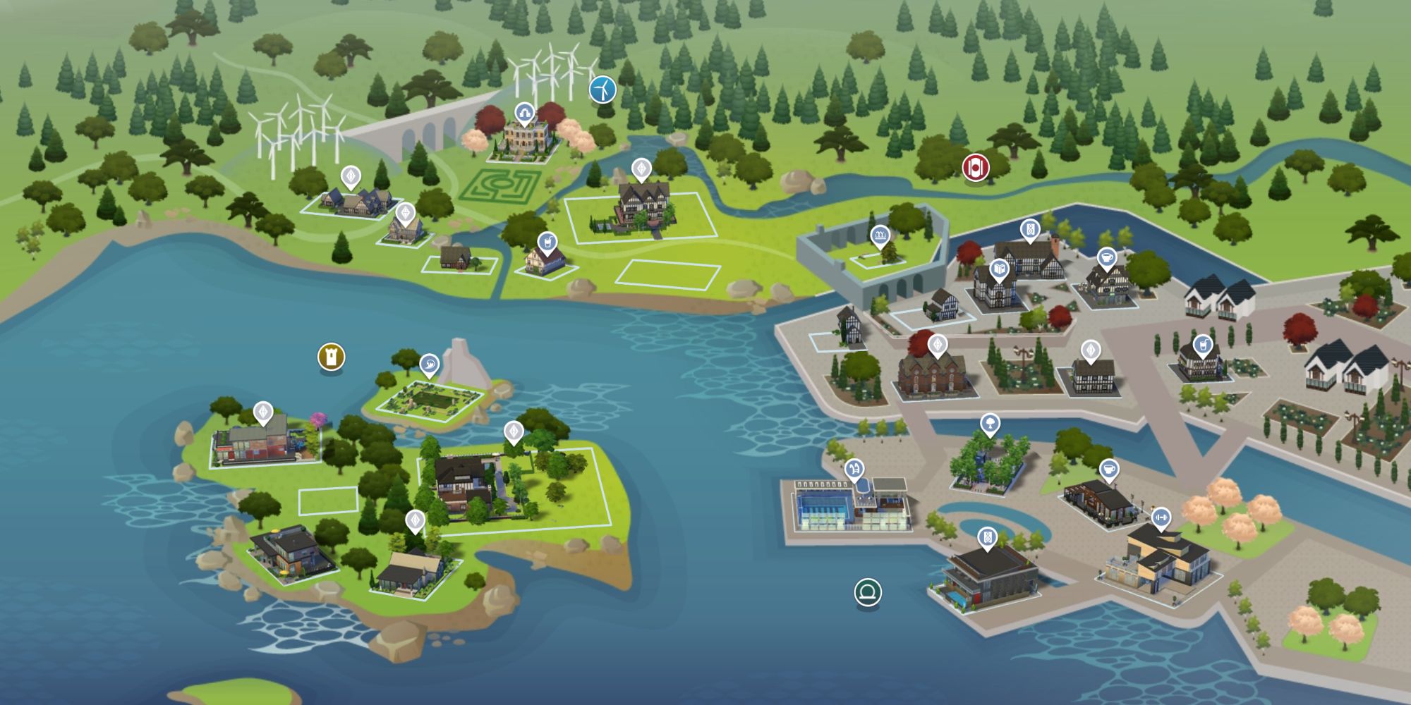 Sims 4 World Map Windenberg
