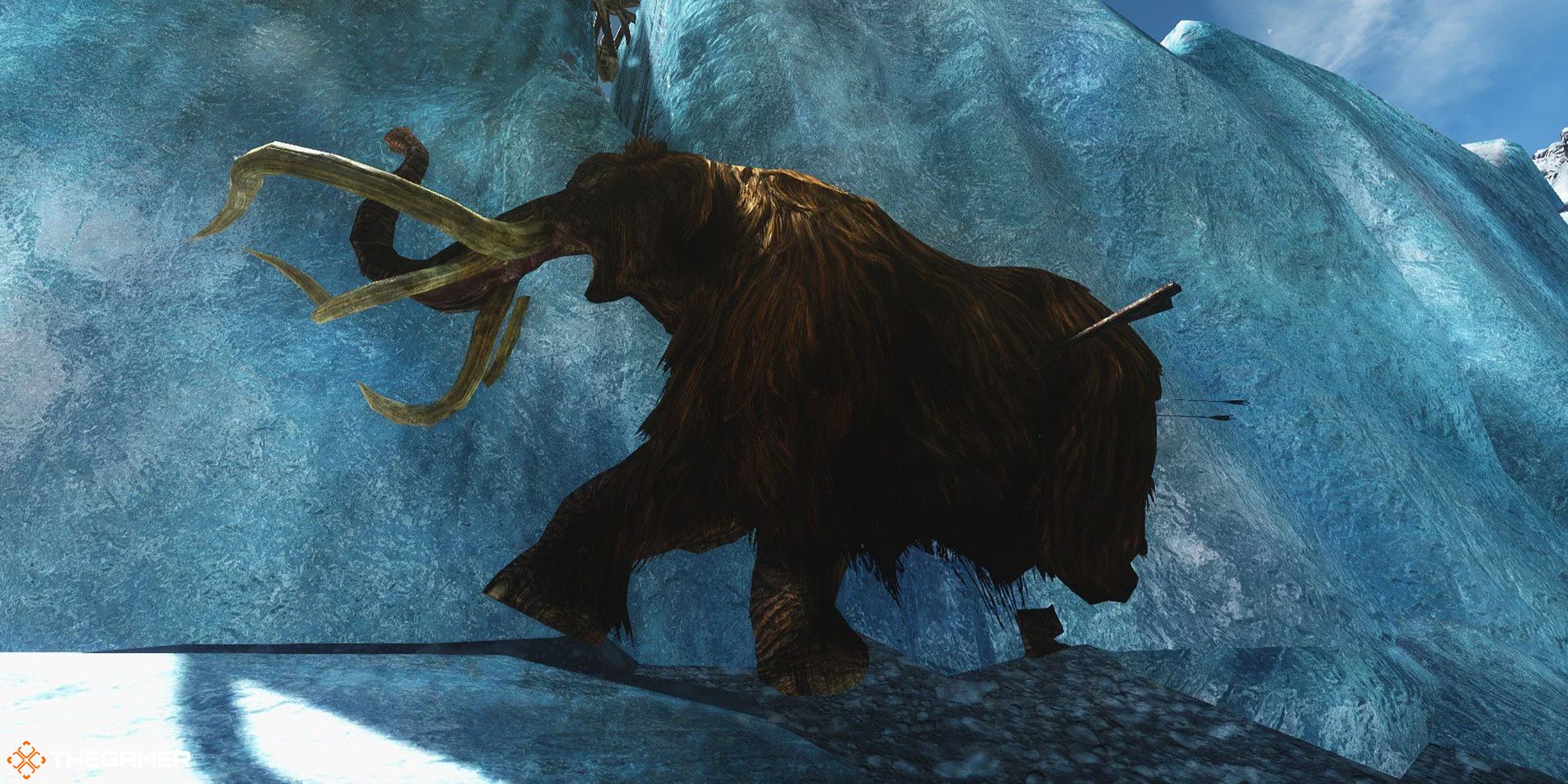 Skyrim - frozen mammoth