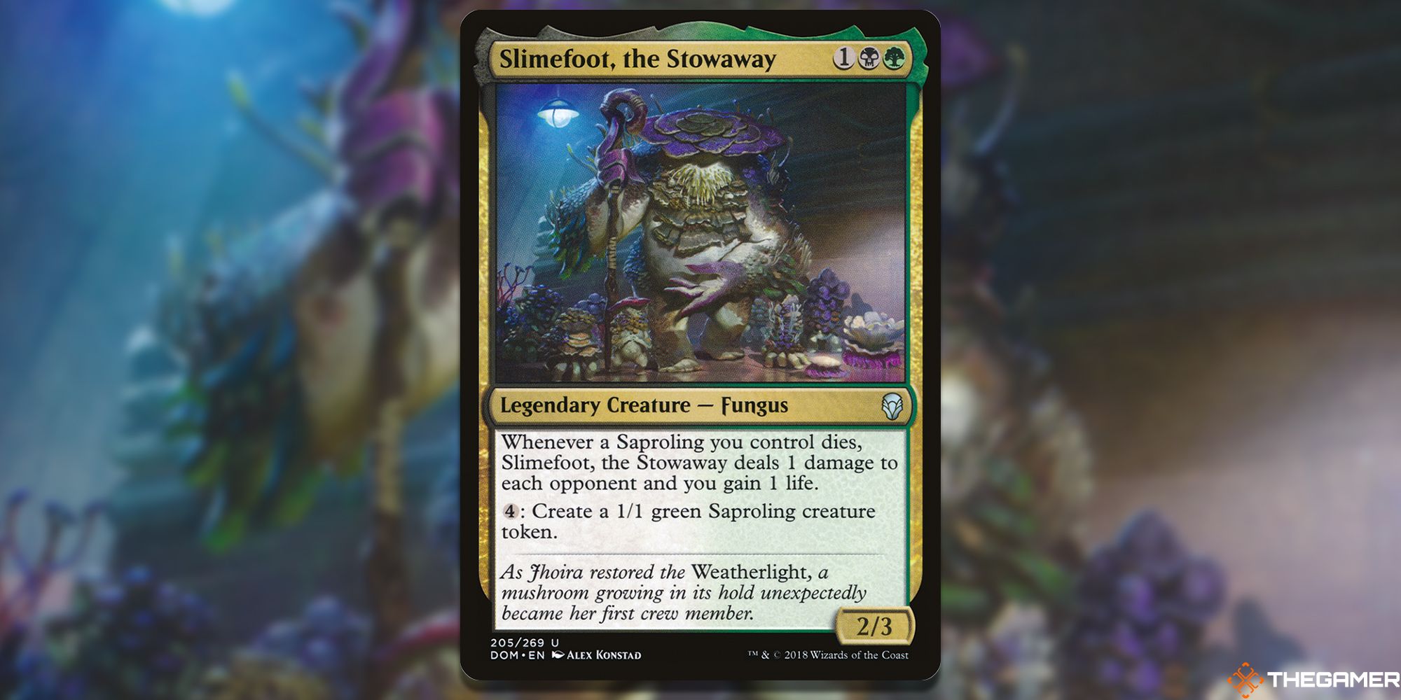 Slimefoot, the Stowaway MTG Card