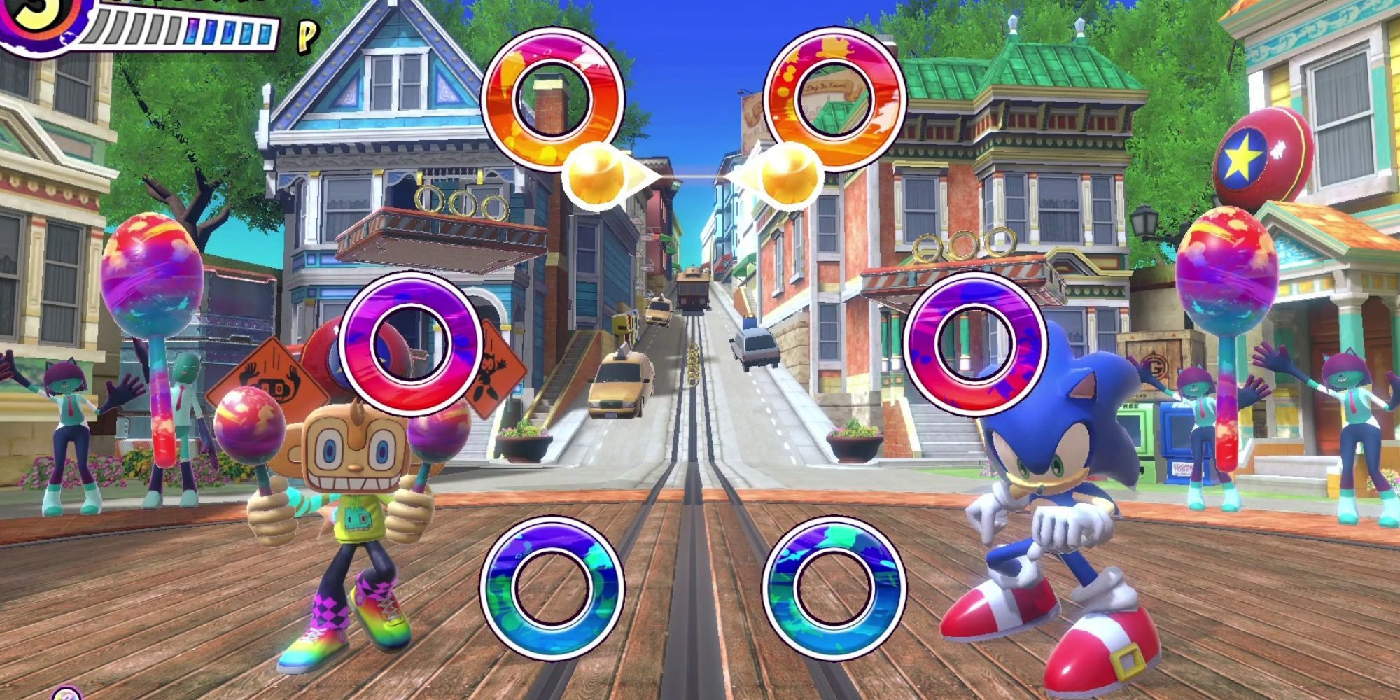 Sonic Is In Samba De Amigo: Party Central Along With City Escape And Fist Bump
