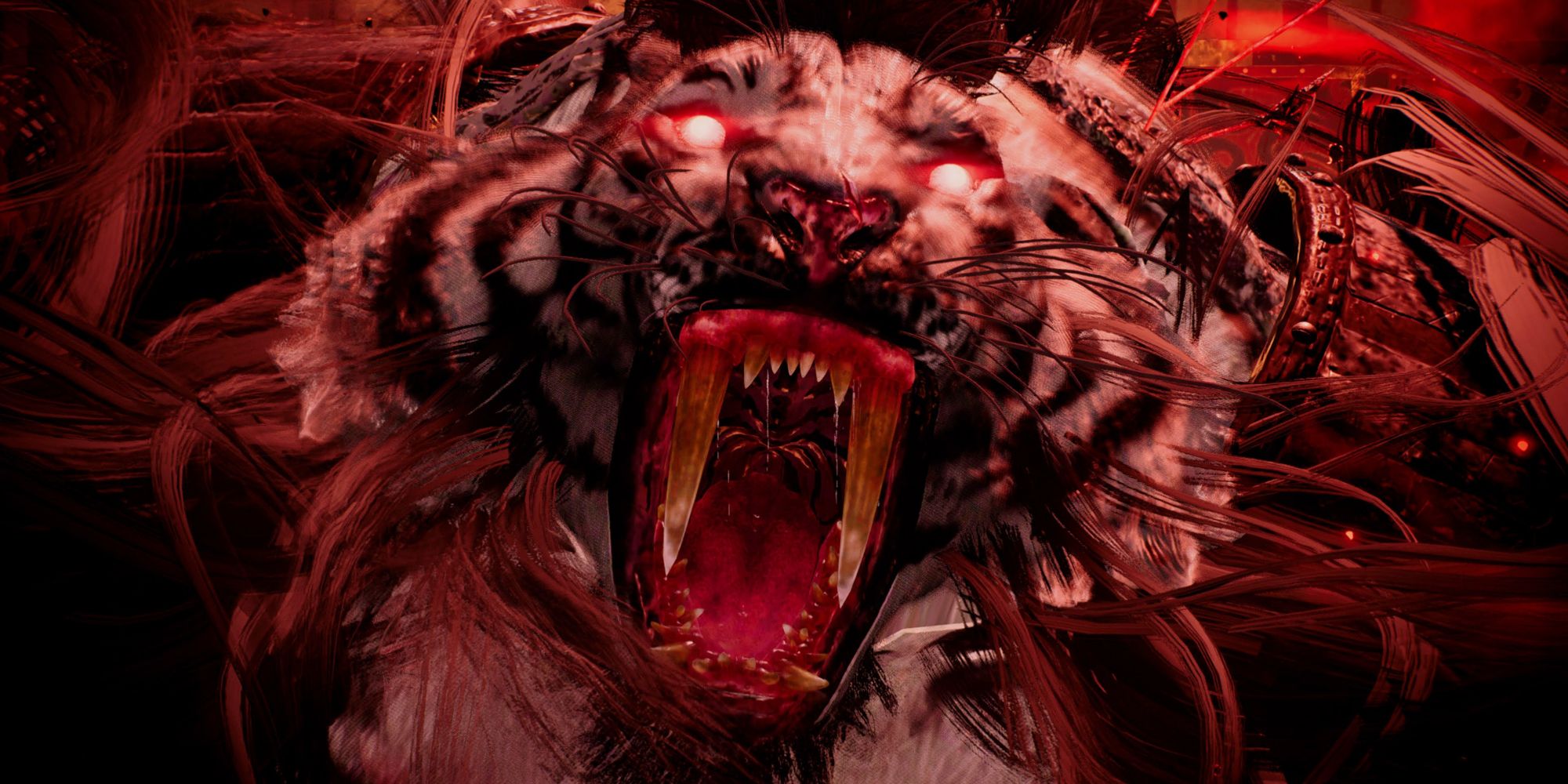 A demonic tiger divine beast boss encounter - Wo Long