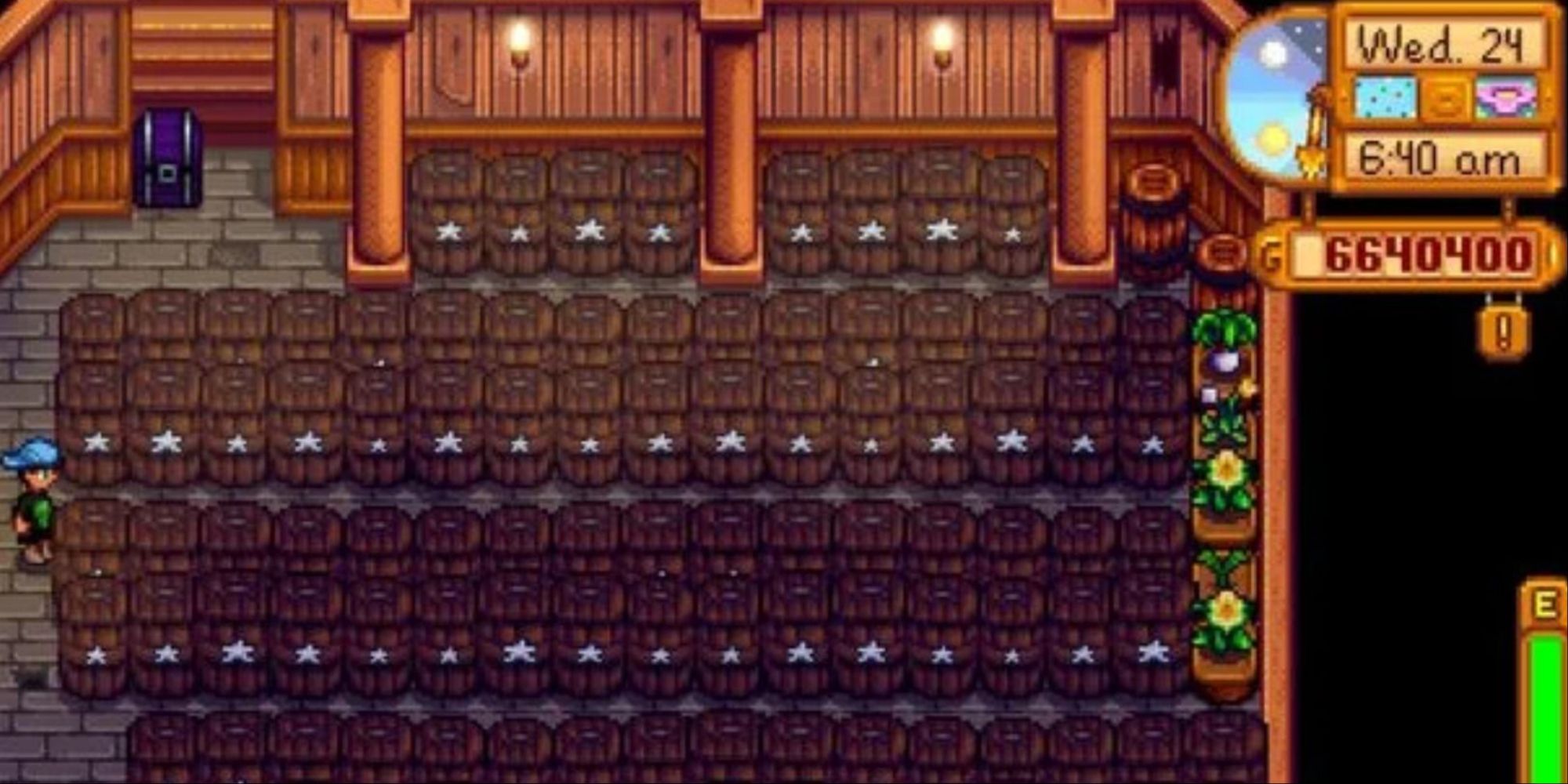 Stardew Valley - A basement filled with casks-1