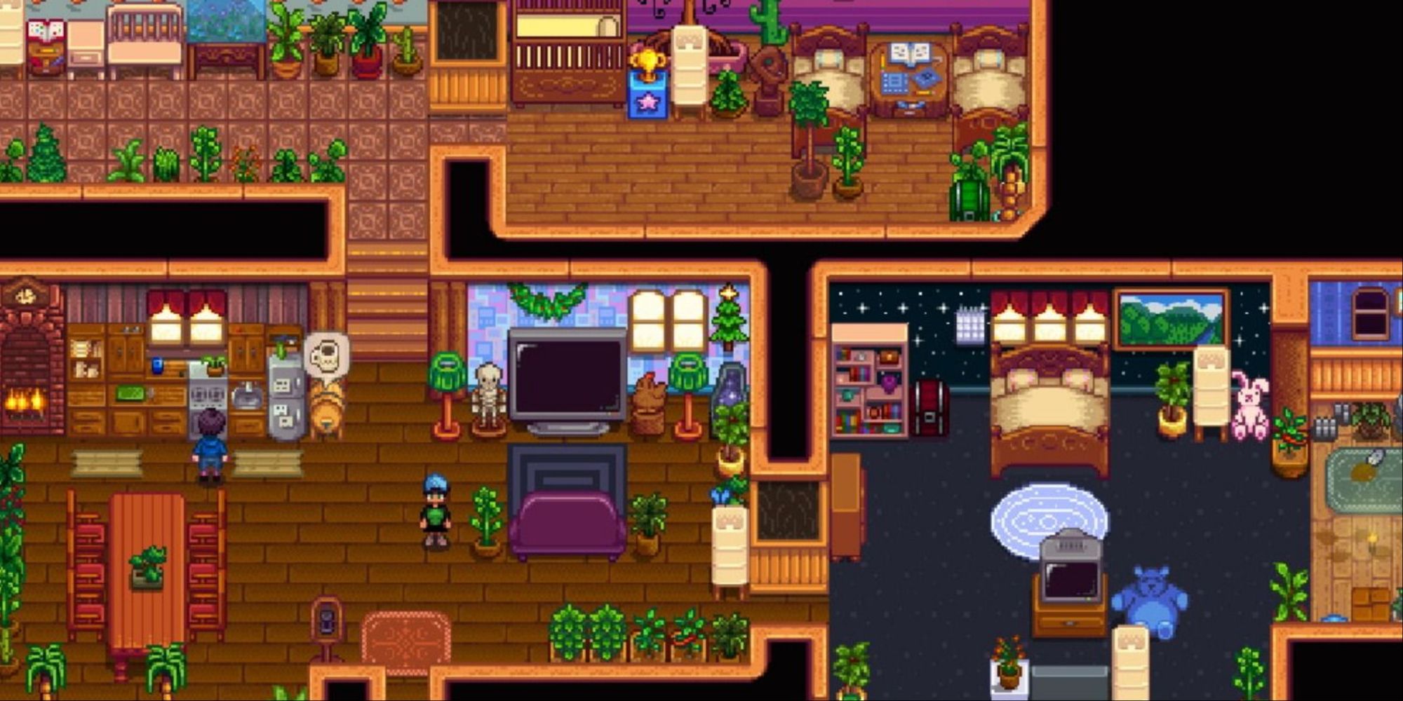 Stardew Valley - A fully decorated farmhouse-1