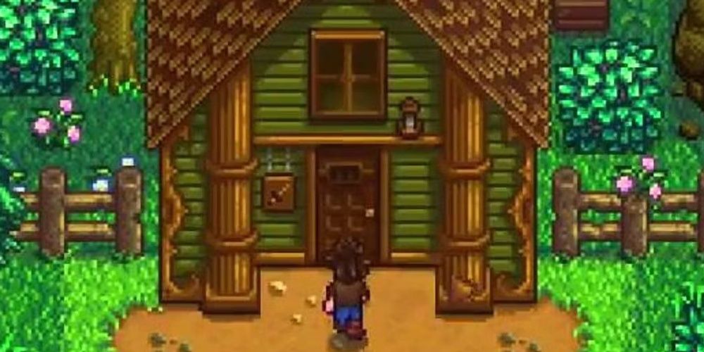 Player accessing the Adventurers Guild in the video game Stardew Valley