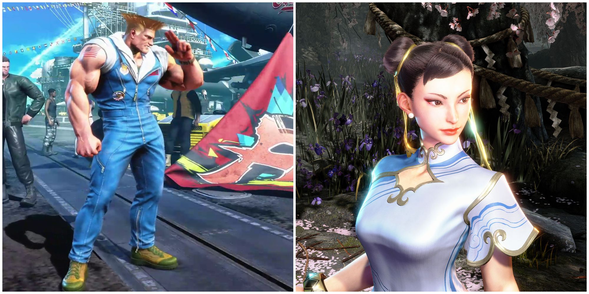Street Fighter 6 - Guile and Chun Li