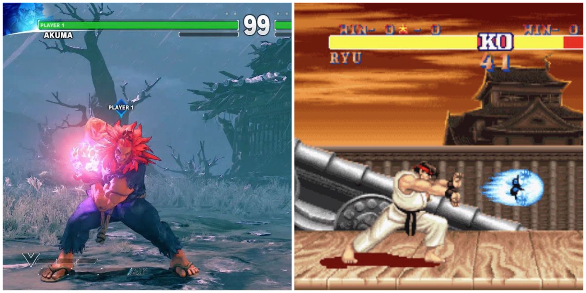 Street Fighter - Akuma and Ryu