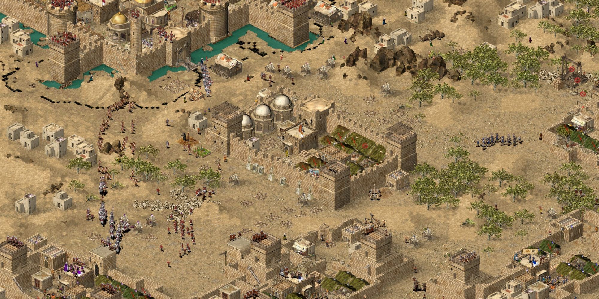 Stronghold Crusader gameplay