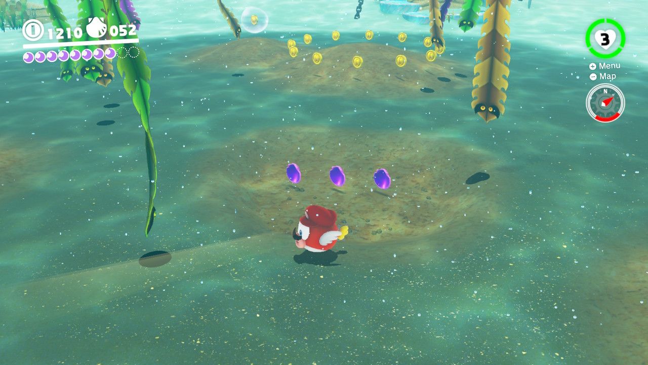 How To Find Every Seaside Kingdom Purple Coin In Super Mario Odyssey