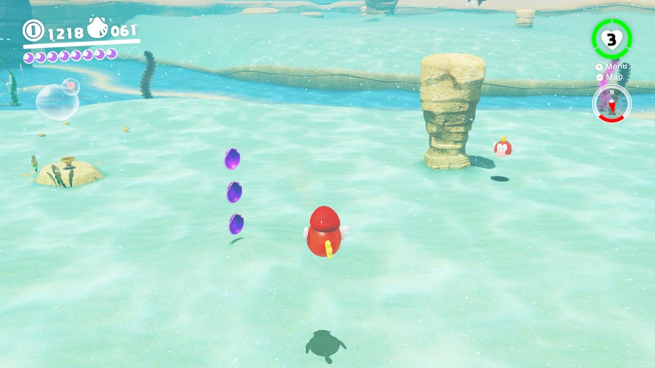 How To Find Every Seaside Kingdom Purple Coin In Super Mario Odyssey