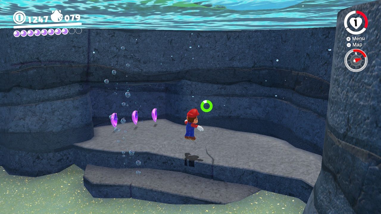 How To Find Every Seaside Kingdom Purple Coin In Super Mario Odyssey