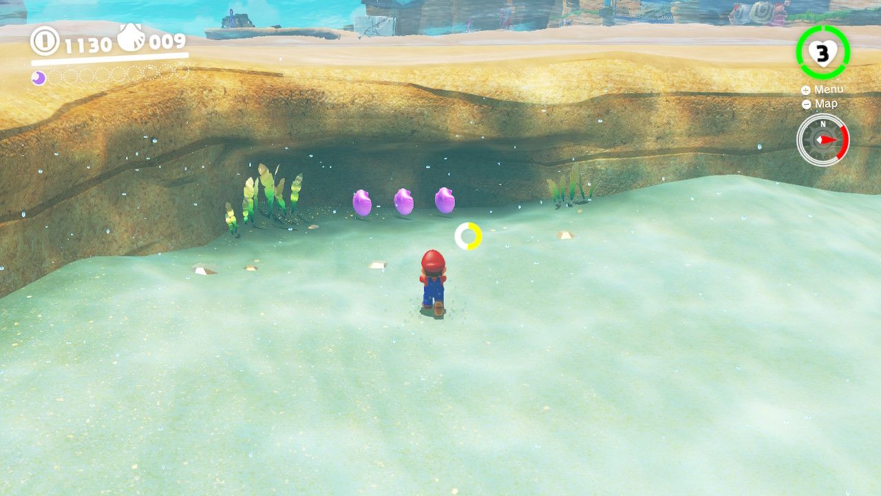 How To Find Every Seaside Kingdom Purple Coin In Super Mario Odyssey