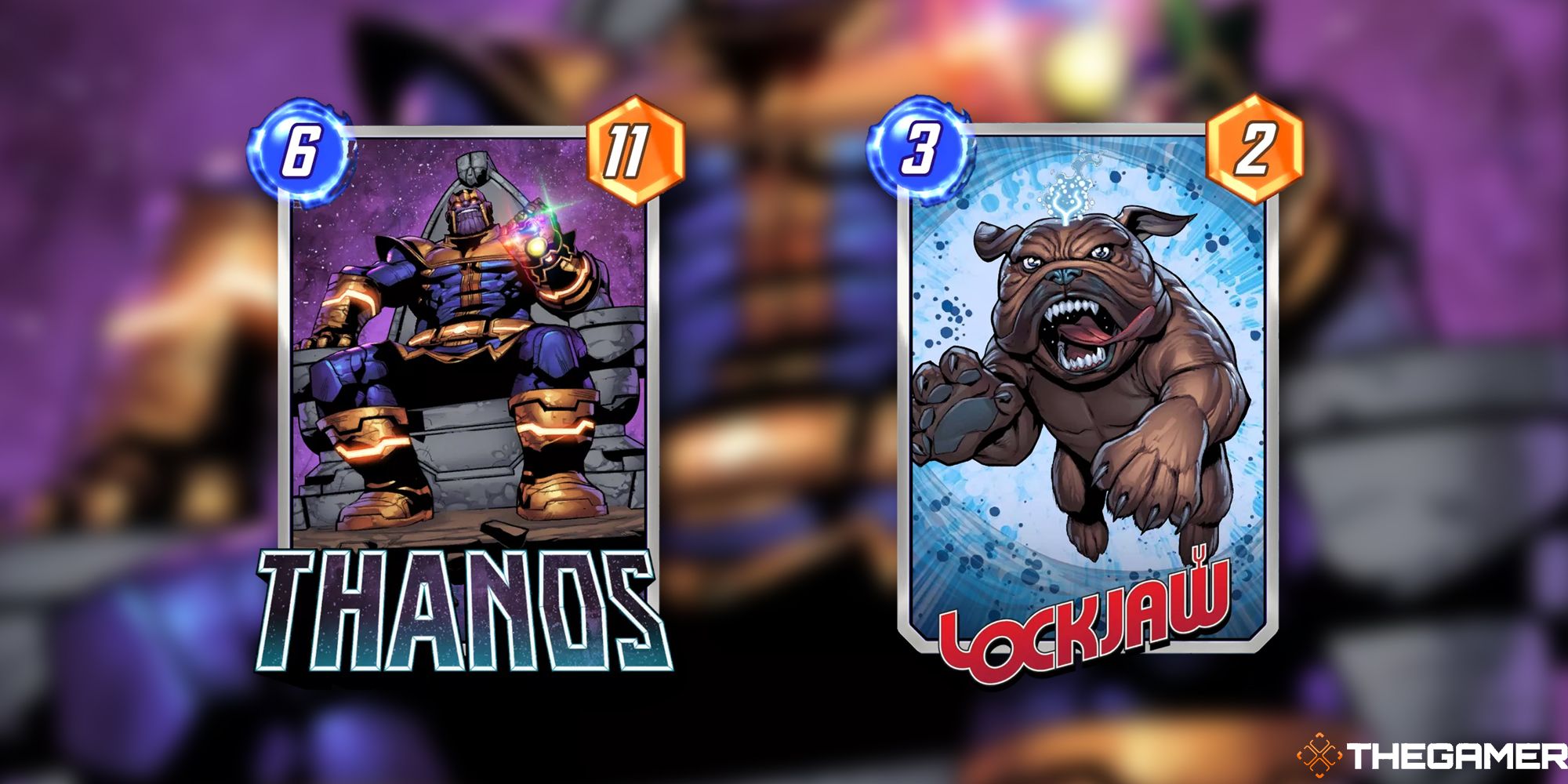 thanos and lockjaw cards