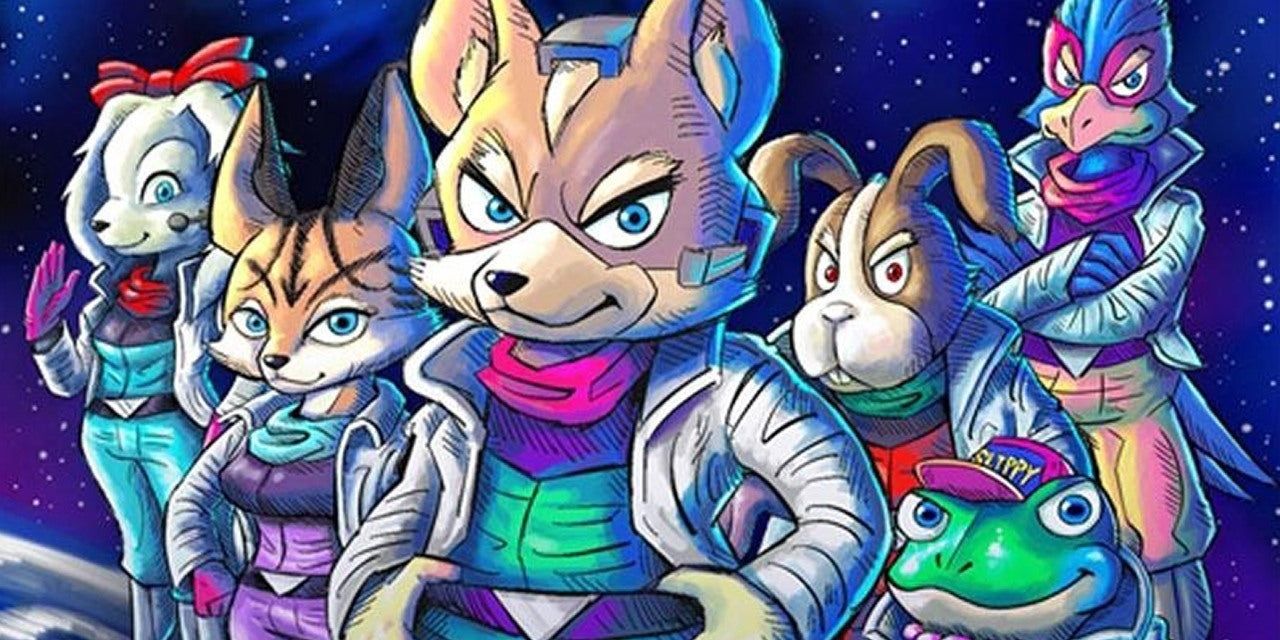 The cast of Star Fox 2 smiling at the viewer