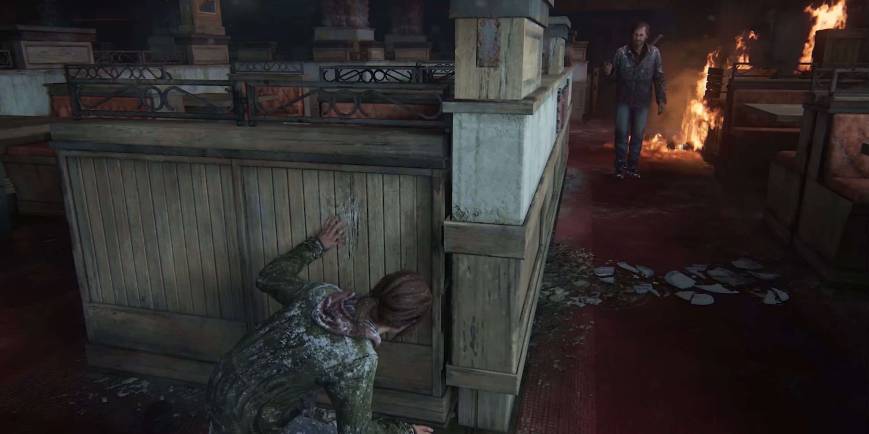 The Last of Us Part 1 - steakhouse boss fight with David