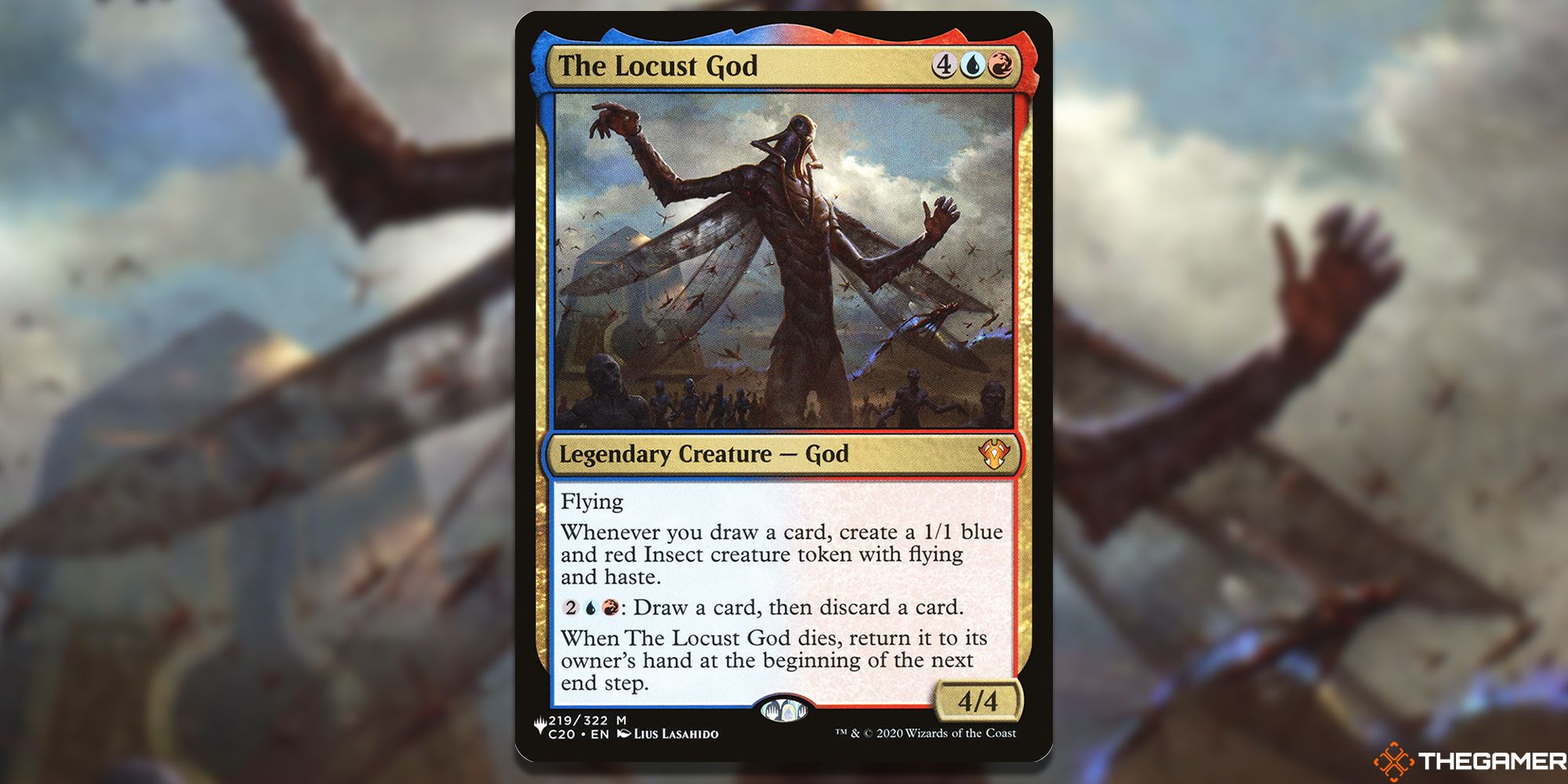 The Locust God MTG Card