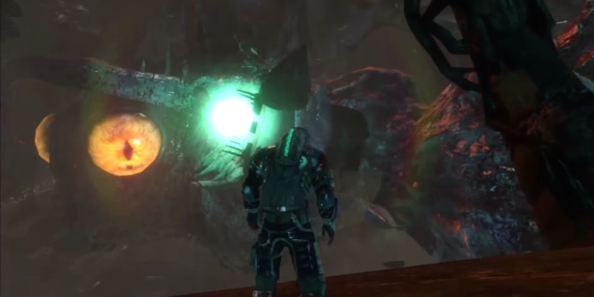 Dead Space 3: Isaac Fighting A Brother Moon