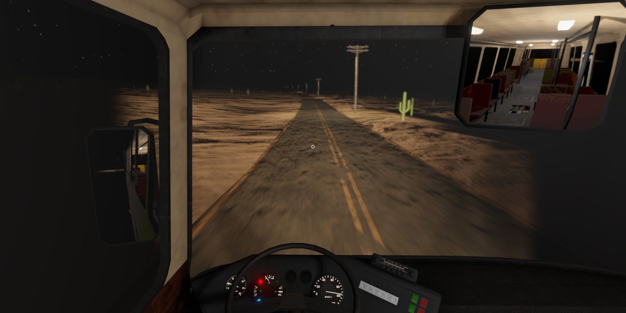 The Long Drive: Driving Down An Empty Desert Highway