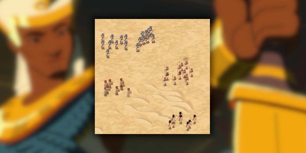 Warfare Simulation with different troops in Pharaoh A New Era