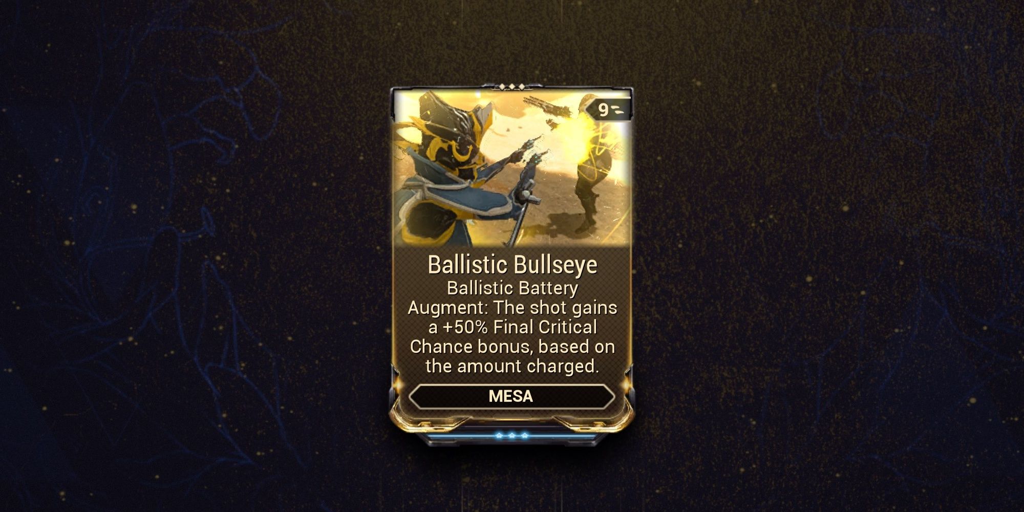 Warframe Mesa Ballisitc Bullseye Augment Buffed