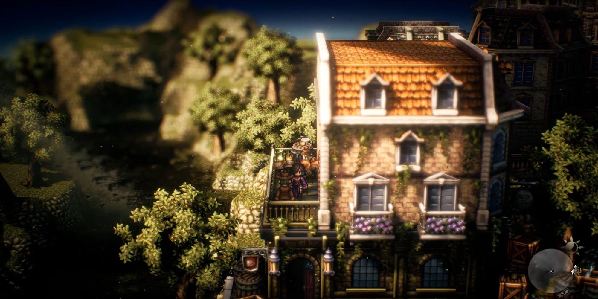 the building in Winter Bloom in Octopath Traveler 2 where you obtain the battle-tested dagger