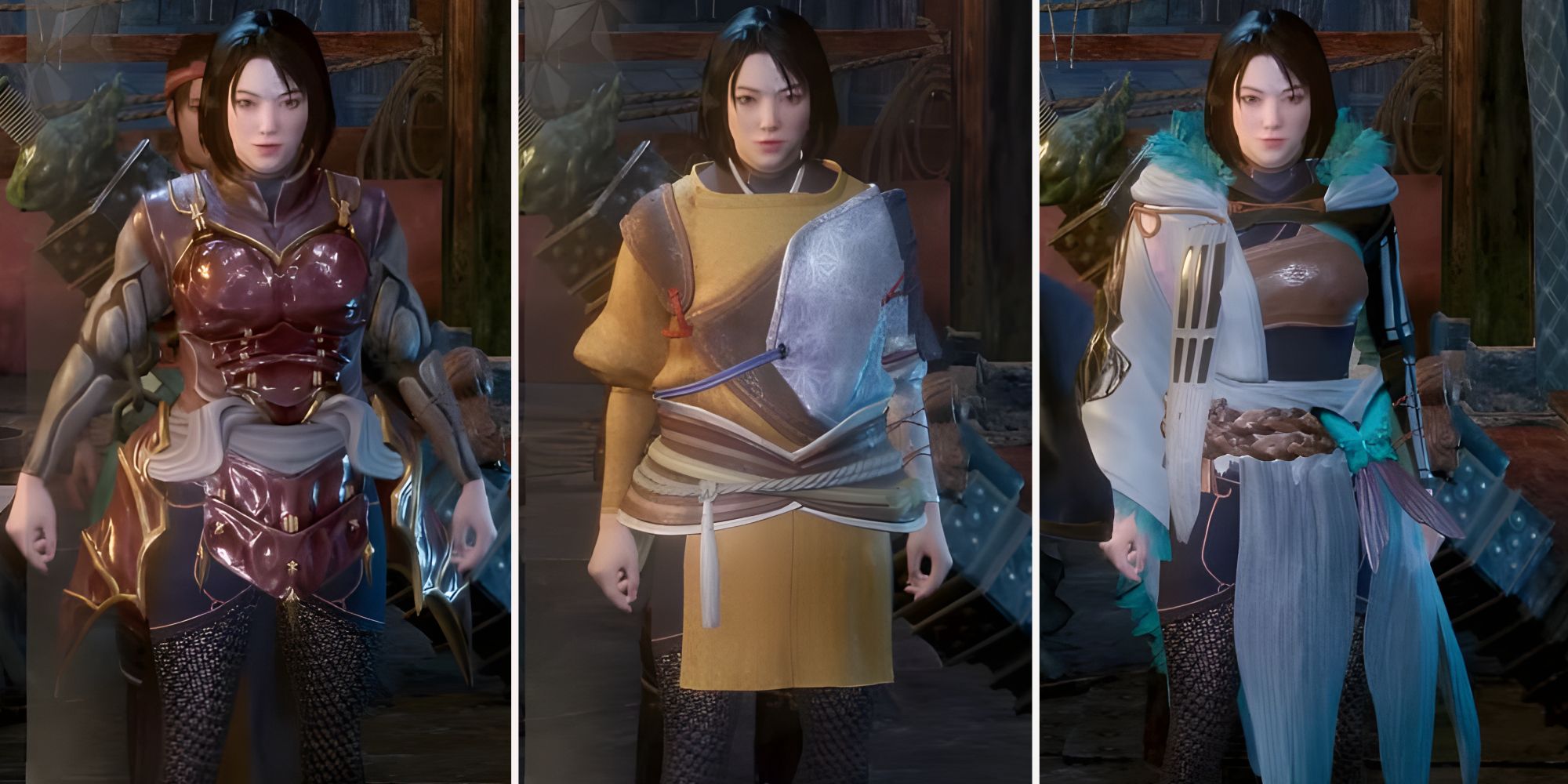 Wild Hearts Armor sets Draconic White Fang and Brighteye Archer