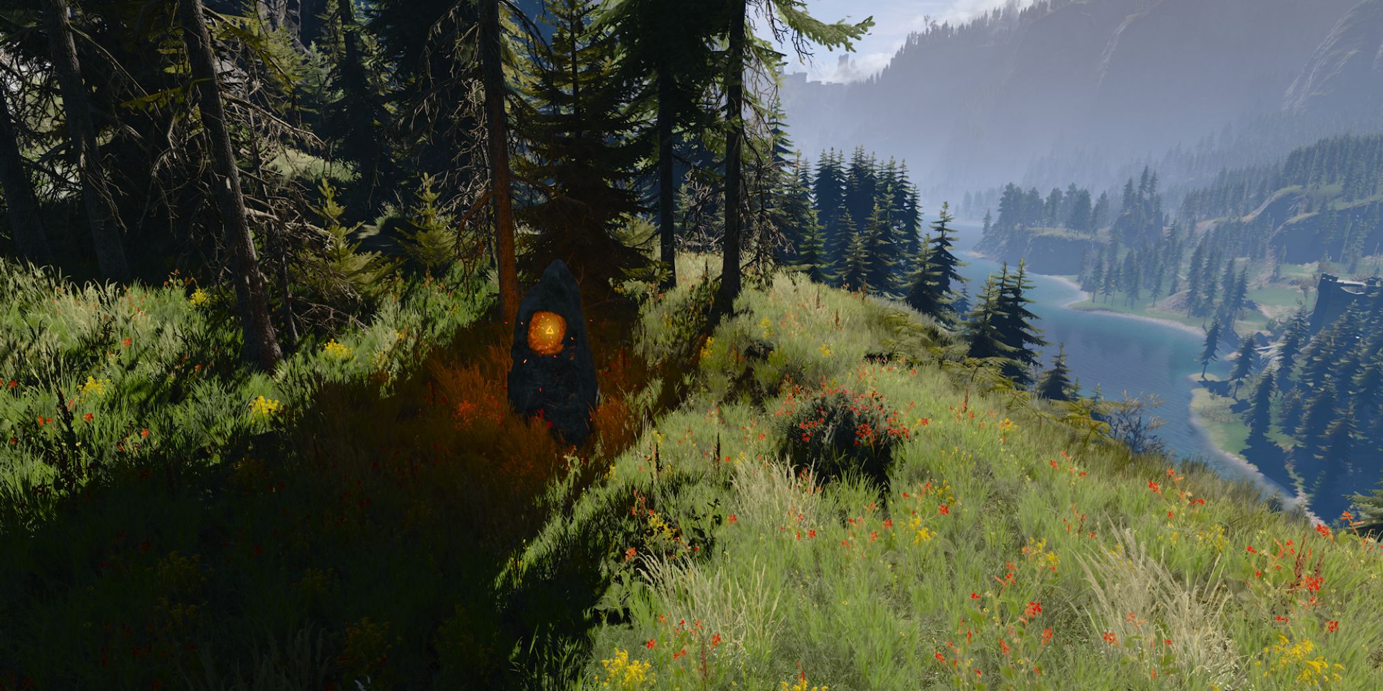 Witcher 3 Screenshot Of Kaer Morhen&rsquo;s Only Place Of Power