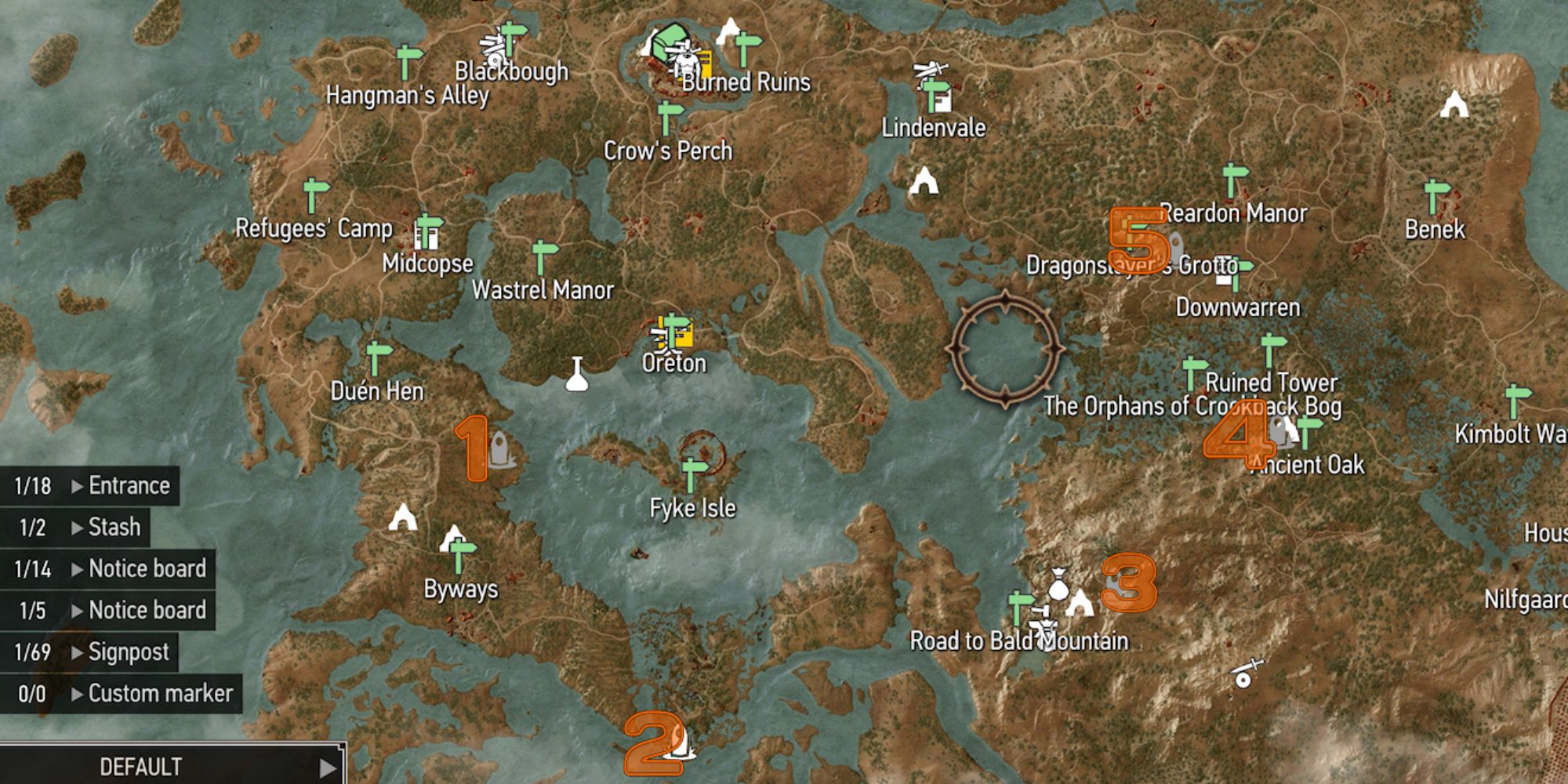 How To Find Every Place Of Power In The Witcher 3