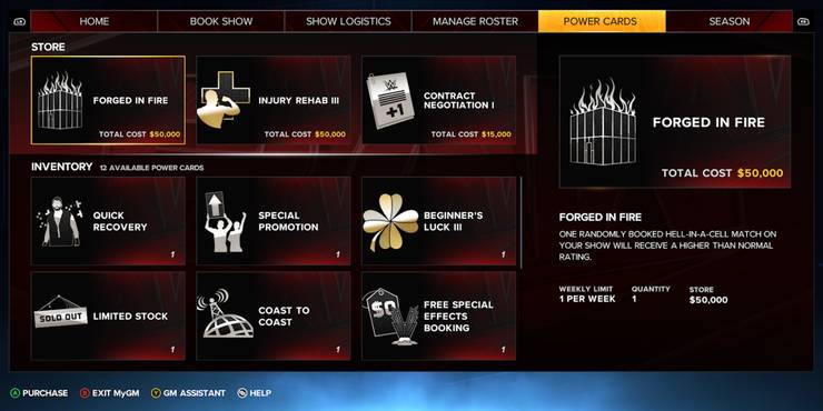 Check The Power Card Store Every Week