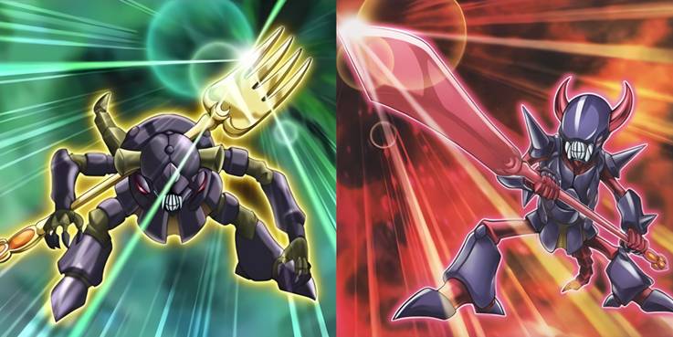 yugioh malicevorous archetype with malicevorous fork and malicevorous knife