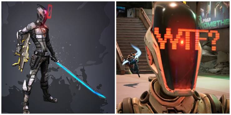 Zer0 - Borderlands 2 artwork and Borderlands 3 gameplay