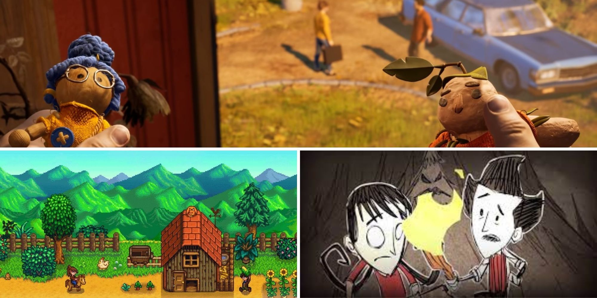 Stardew Valley, Don't Starve Together, It Takes Two