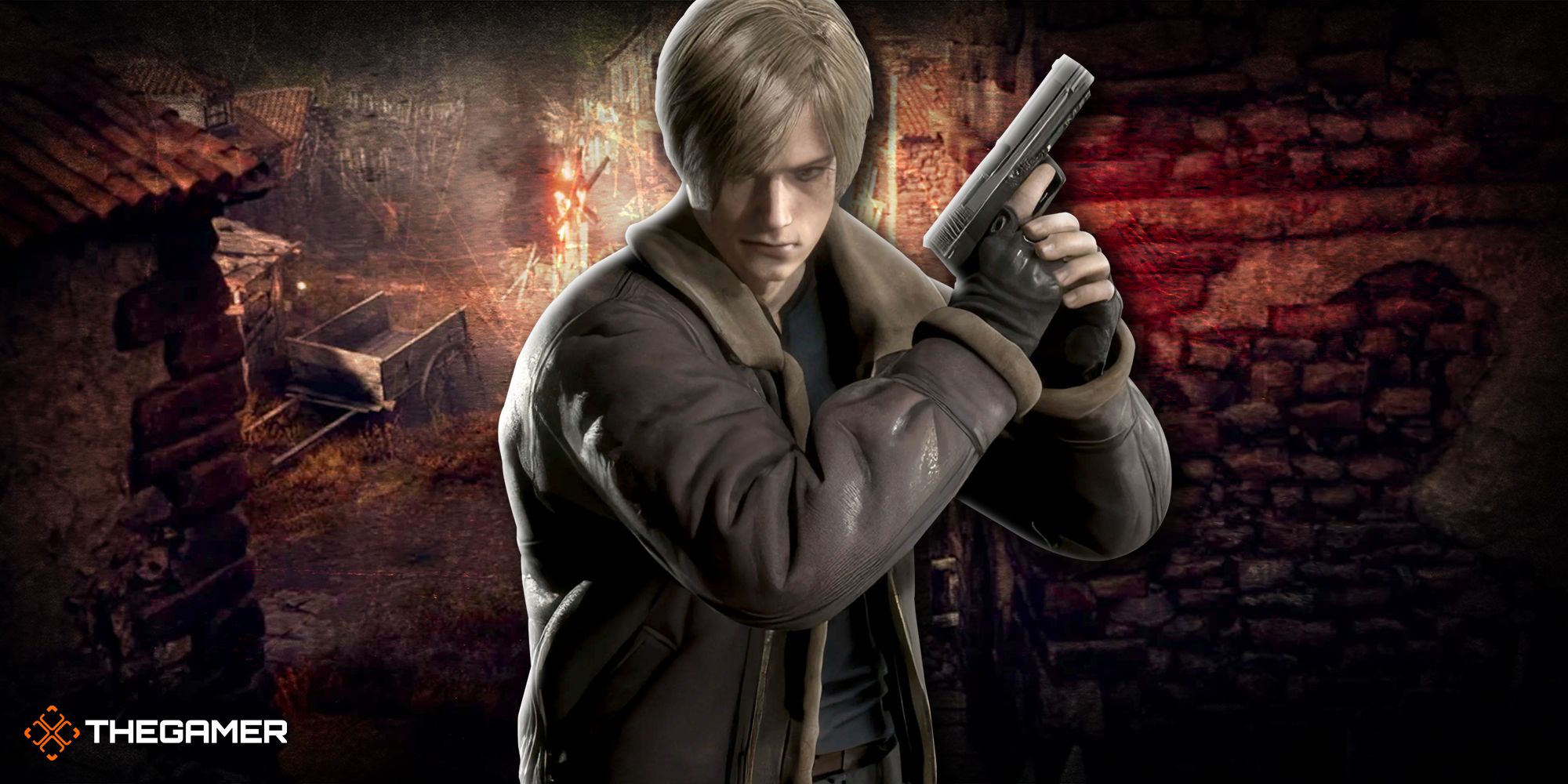 Spielkunst aus Resident Evil 4 Remake The Mercenaries.