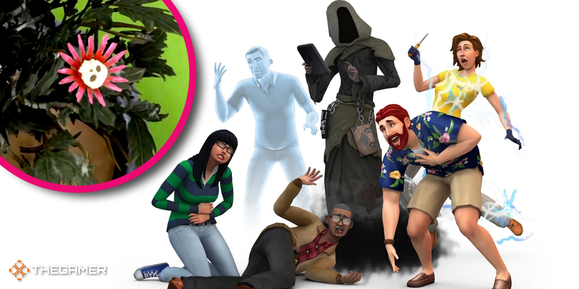 Game art and screen from The Sims 4.