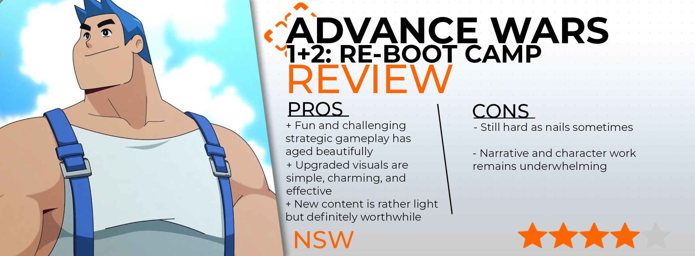 Advance wars review card