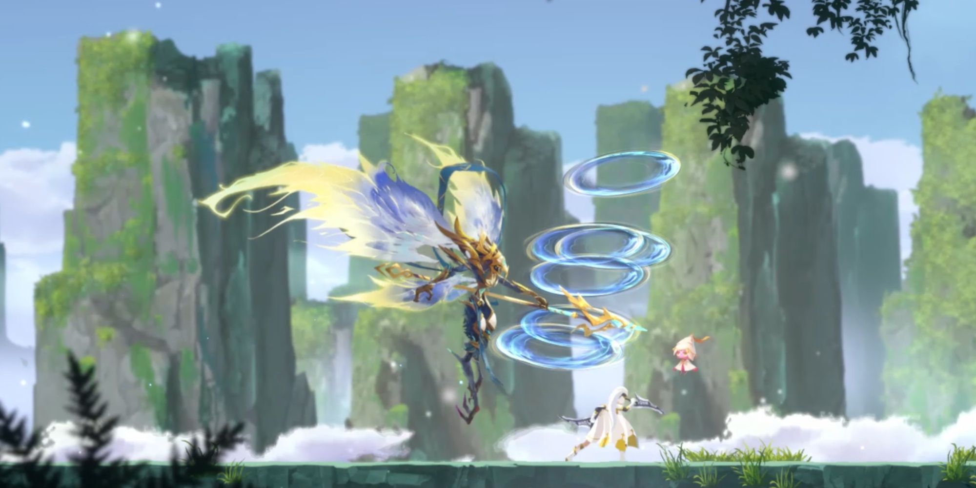 Loss, the Galefeather launching several Gale Discs sporadically in Afterimage