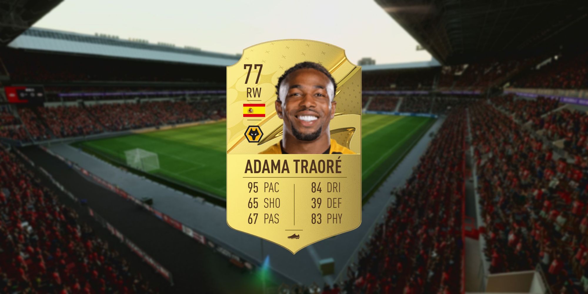 An image of Adama Traoré's FIFA 23 Card