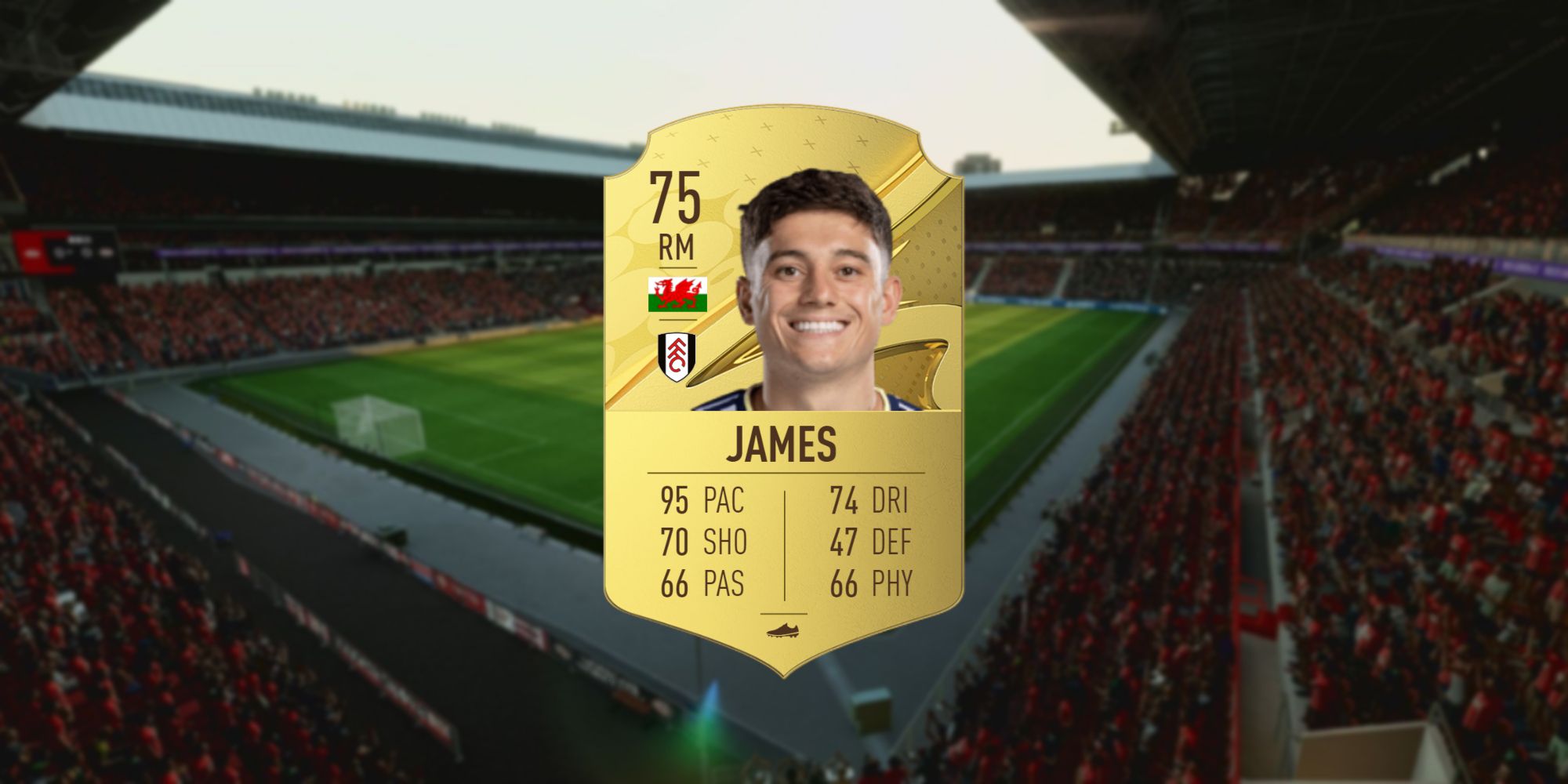 An image of Daniel James's FIFA 23 Card
