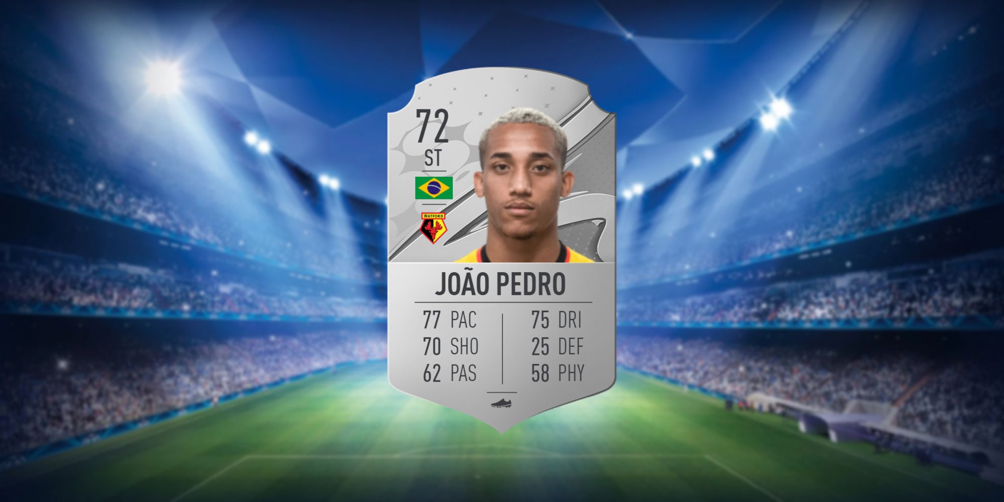 An image of João Pedro's FIFA 23 Card