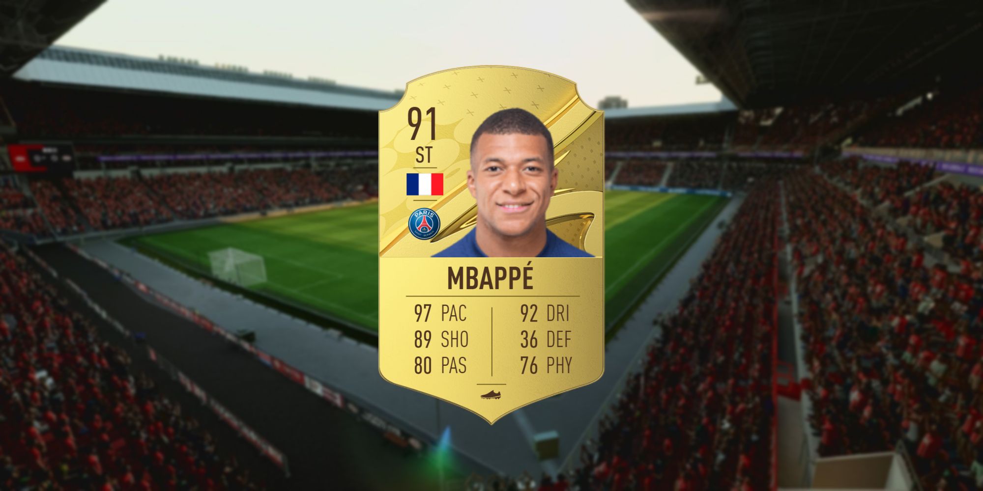 An image of Kylian Mbappé's FIFA 23 Card